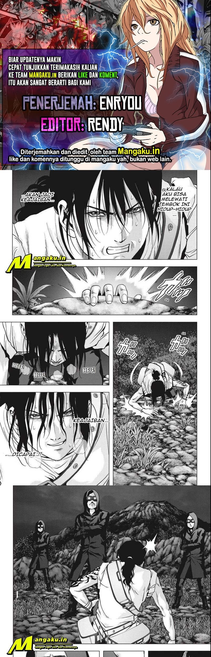 Komik Btooom! Chapter 107.2 gambar nomor 1