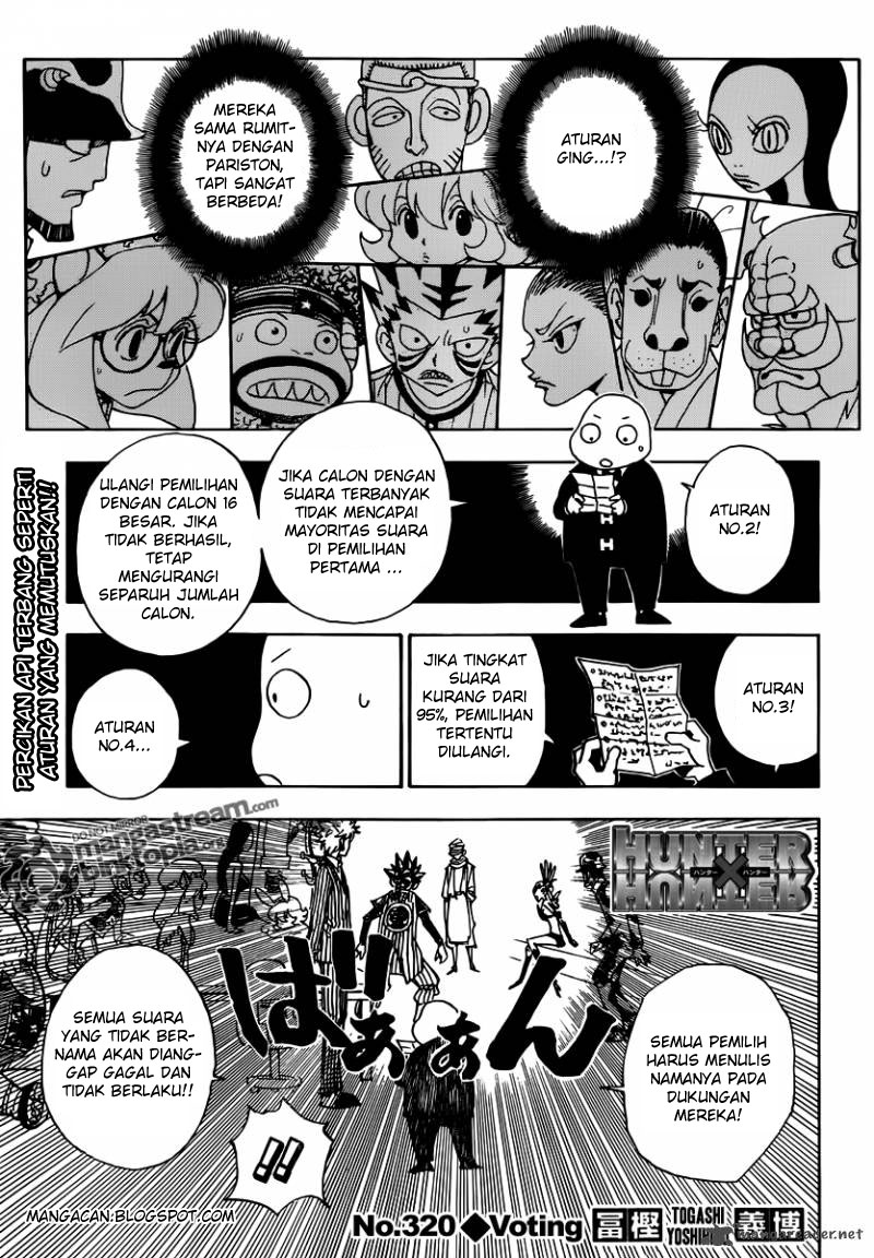 Komik Hunter x Hunter Chapter 320 gambar nomor 1