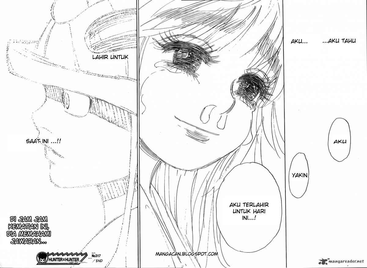 Hunter x Hunter Chapter 317 Gambar 18