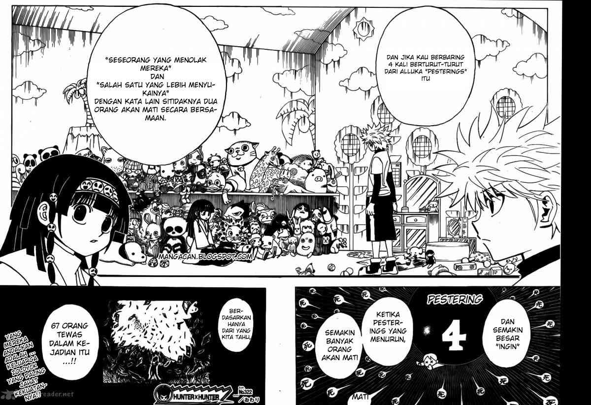 Hunter x Hunter Chapter 322 Gambar 18