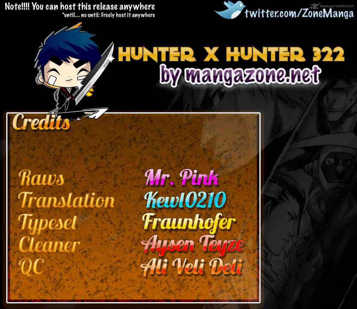 Hunter x Hunter Chapter 322 Gambar 19
