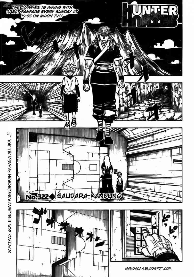 Komik Hunter x Hunter Chapter 322 gambar nomor 1