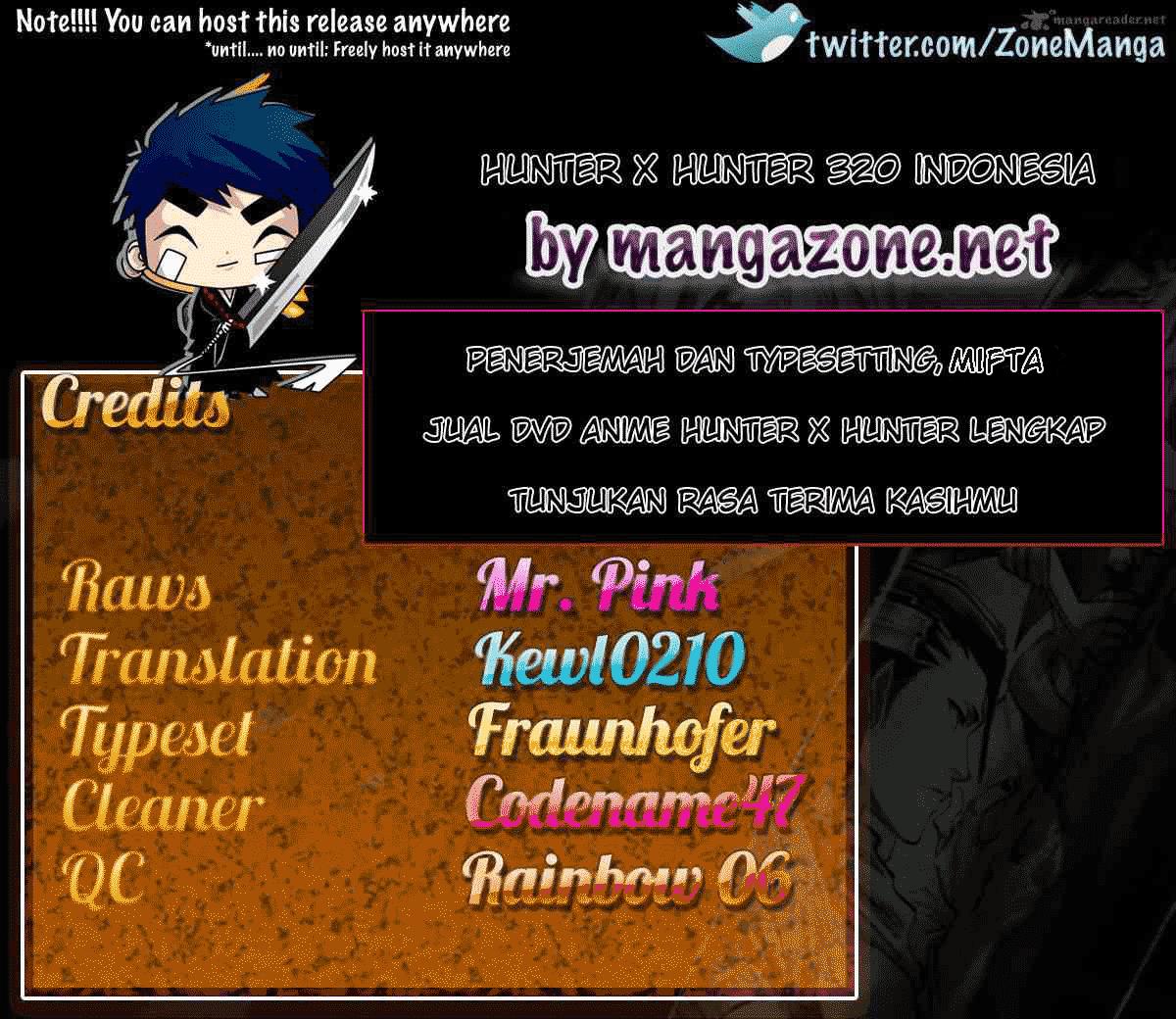 Komik Hunter x Hunter Chapter 321 gambar nomor 1