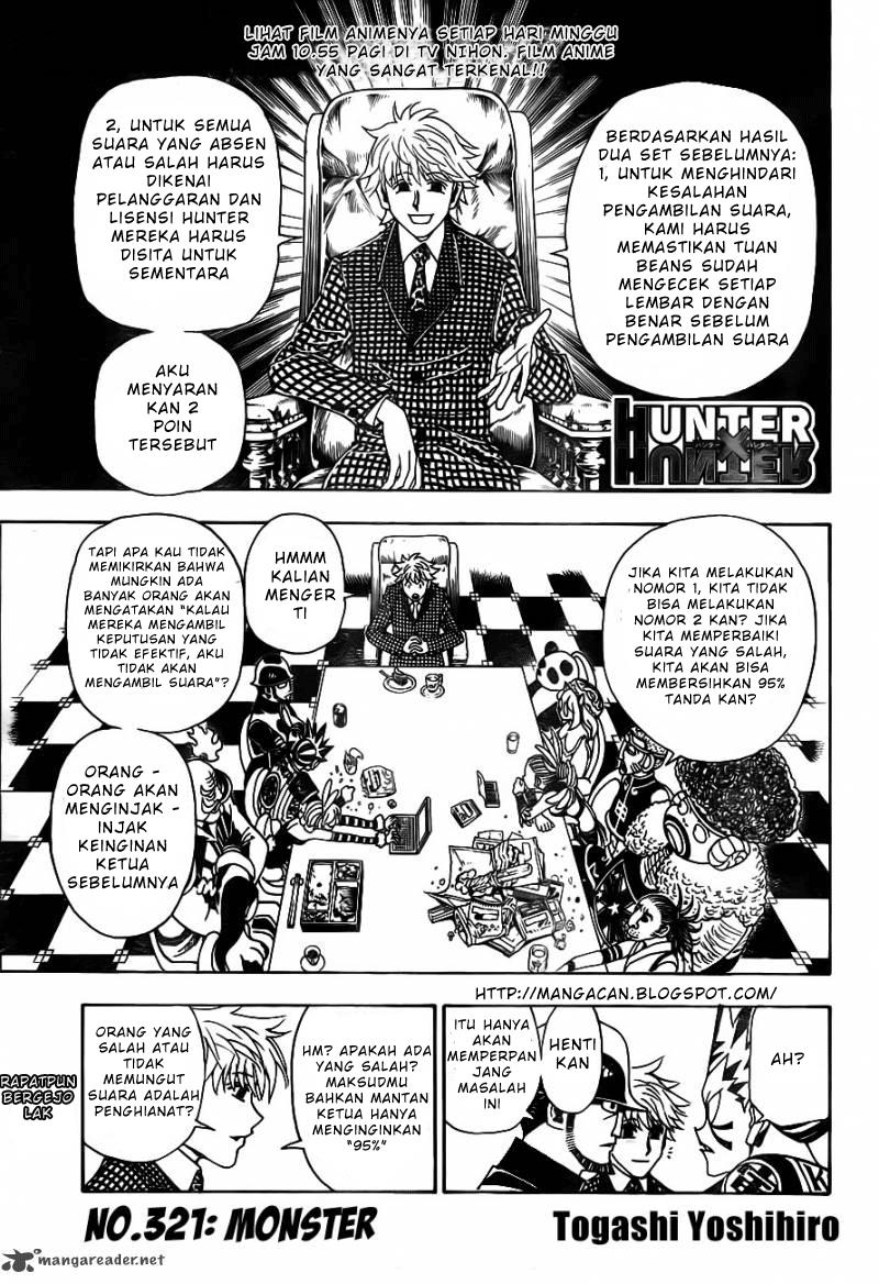 Manga Hunter x Hunter Chapter 321 gambar nomor 2