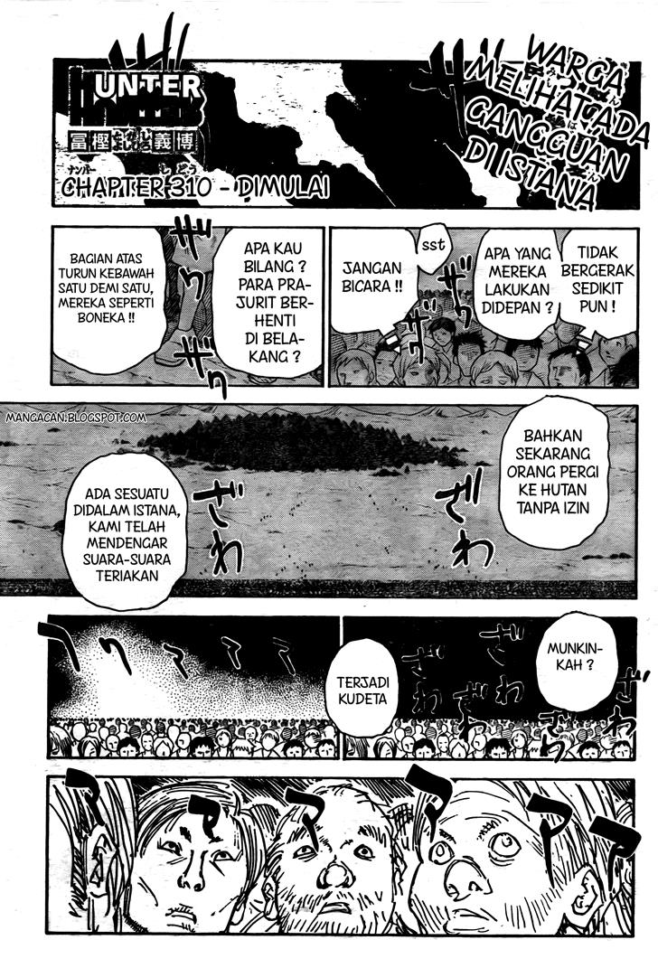 Manga Hunter x Hunter Chapter 310 gambar nomor 2