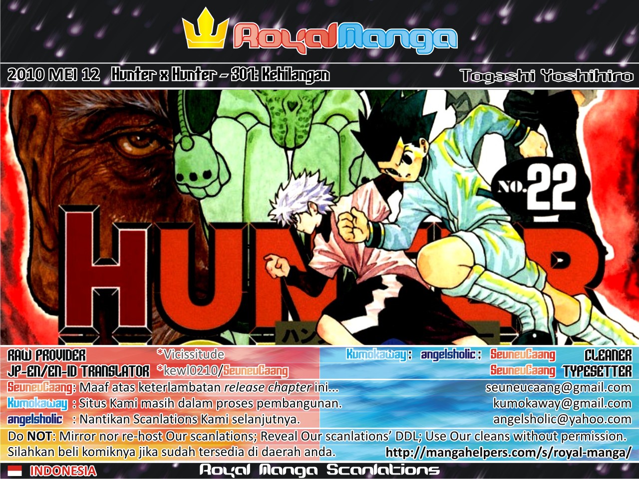 Komik Hunter x Hunter Chapter 307 gambar nomor 1