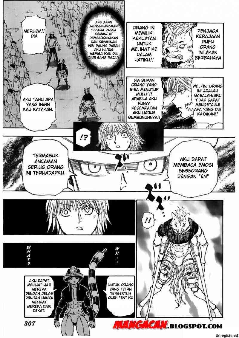 Hunter x Hunter Chapter 312 Gambar 12