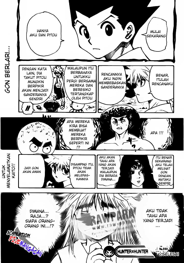 Hunter x Hunter Chapter 300 Gambar 18