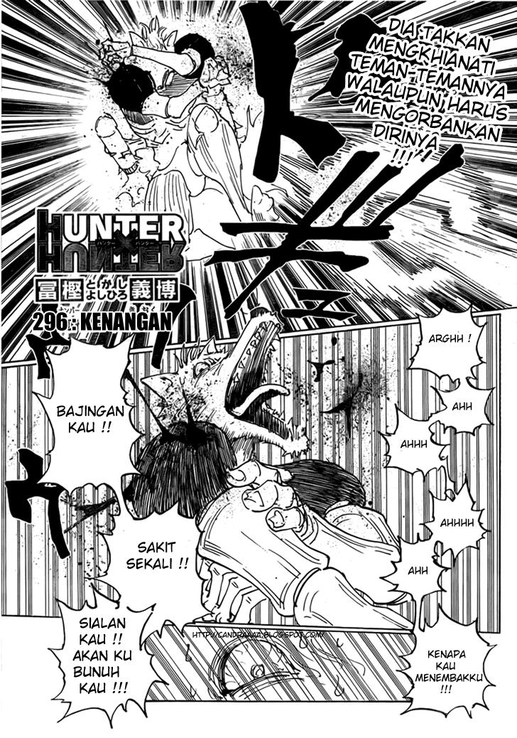 Manga Hunter x Hunter Chapter 296 gambar nomor 2