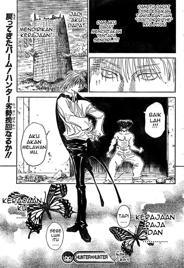Hunter x Hunter Chapter 294 Gambar 20