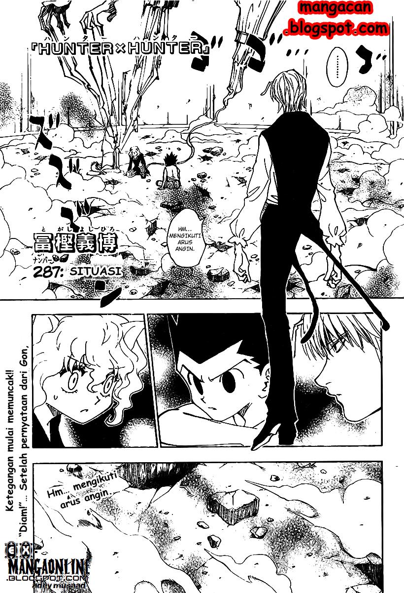 Komik Hunter x Hunter Chapter 287 gambar nomor 1
