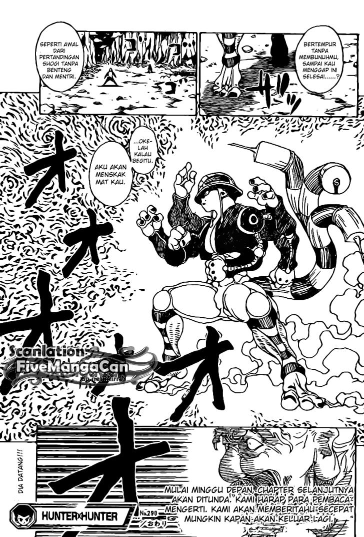 Hunter x Hunter Chapter 290 Gambar 19