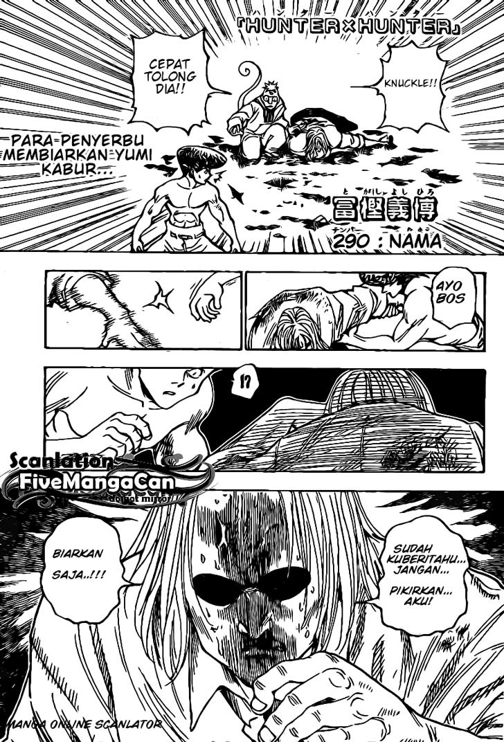 Manga Hunter x Hunter Chapter 290 gambar nomor 2
