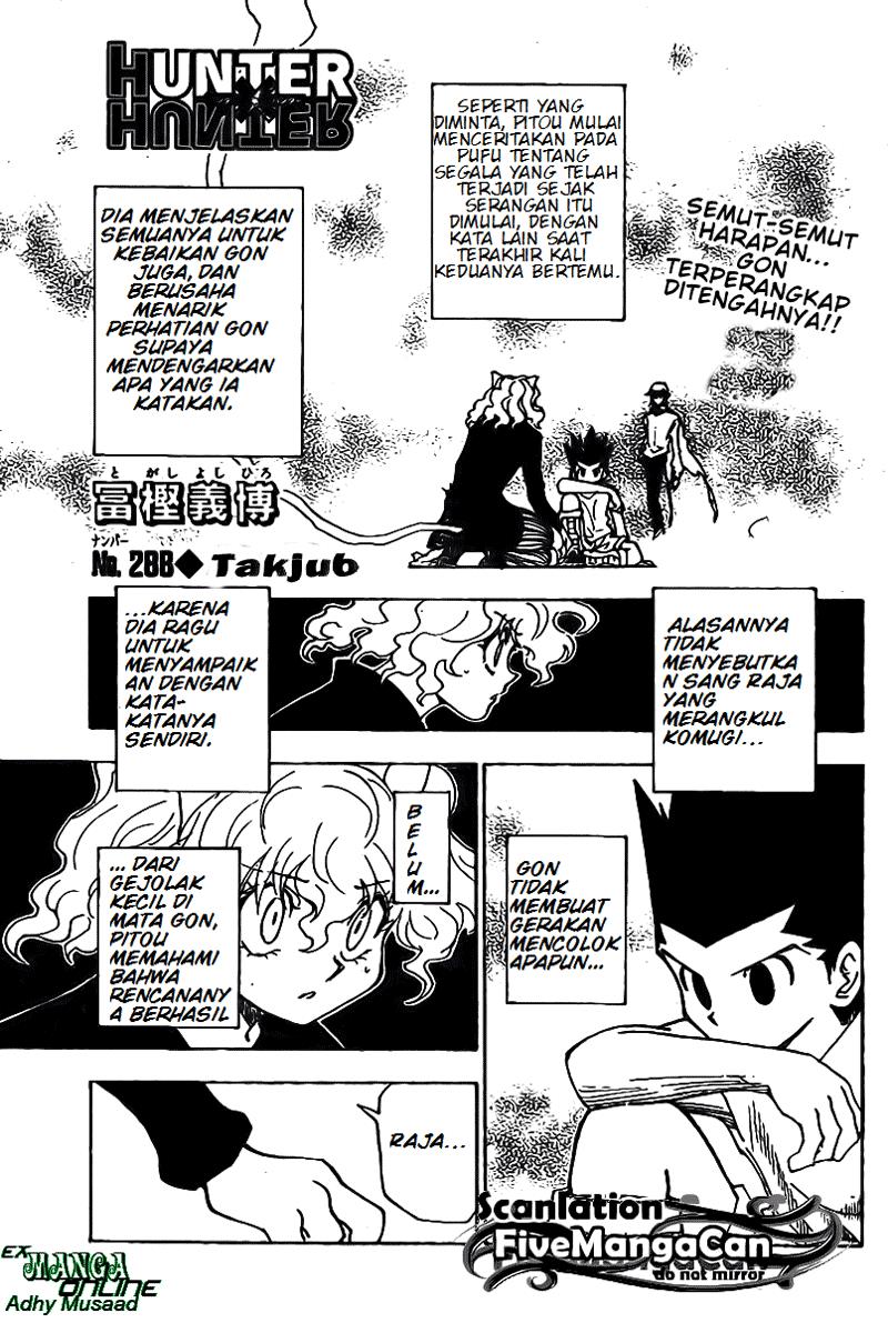 Komik Hunter x Hunter Chapter 288 gambar nomor 1