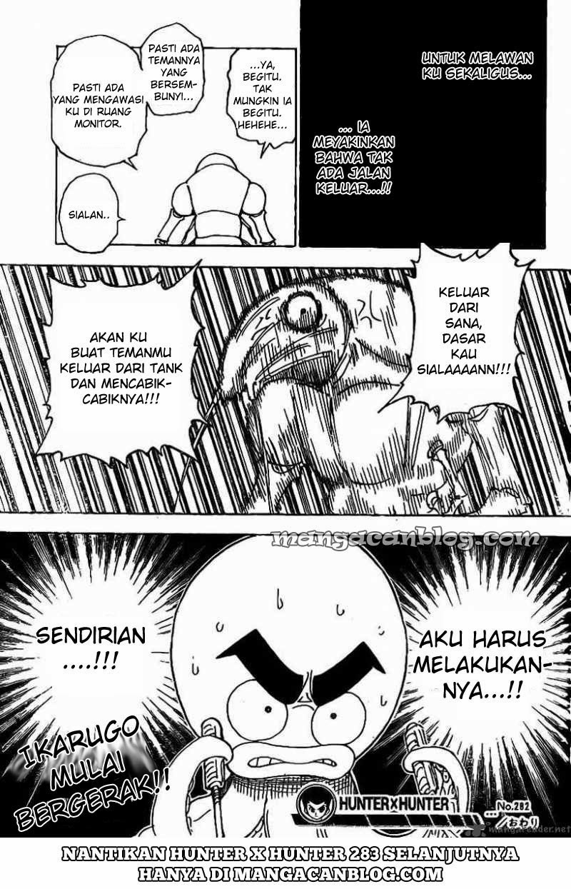 Hunter x Hunter Chapter 282 Gambar 21