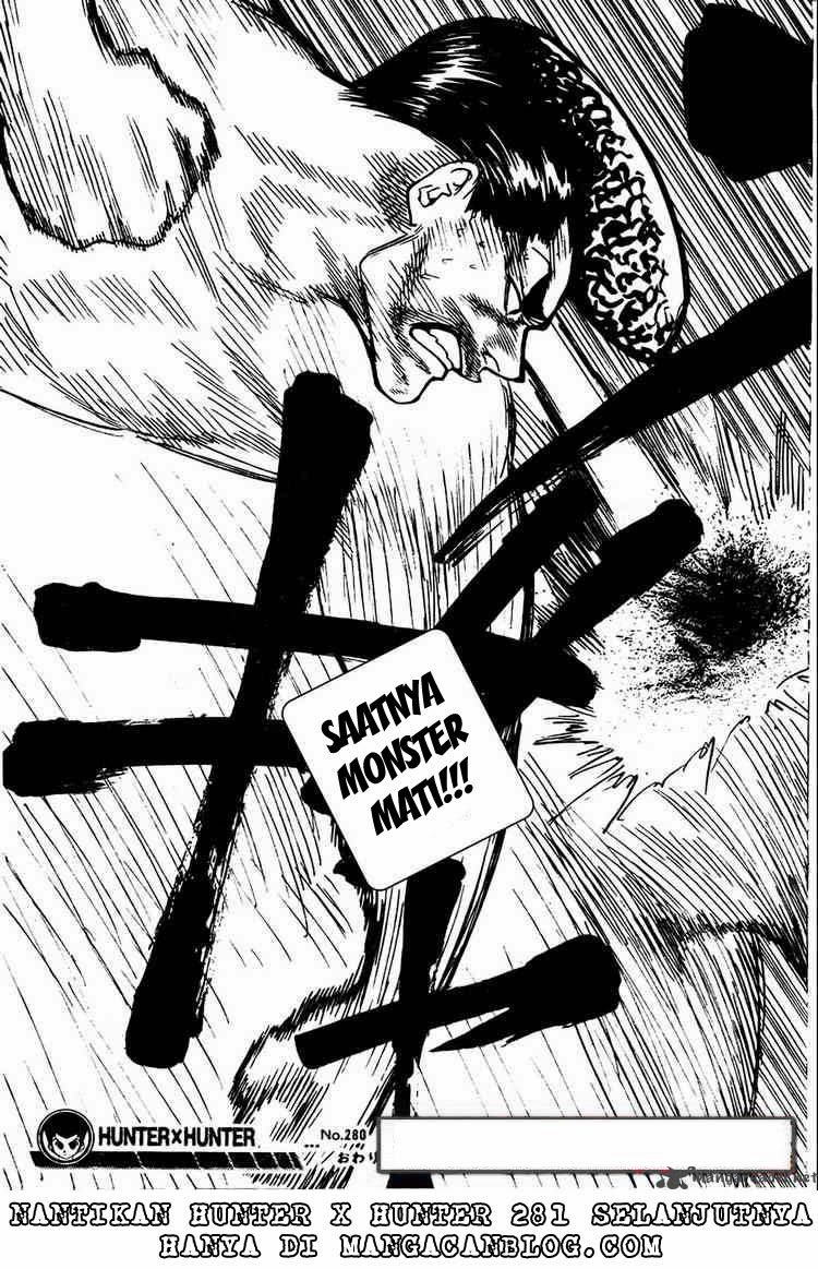 Hunter x Hunter Chapter 280 Gambar 21