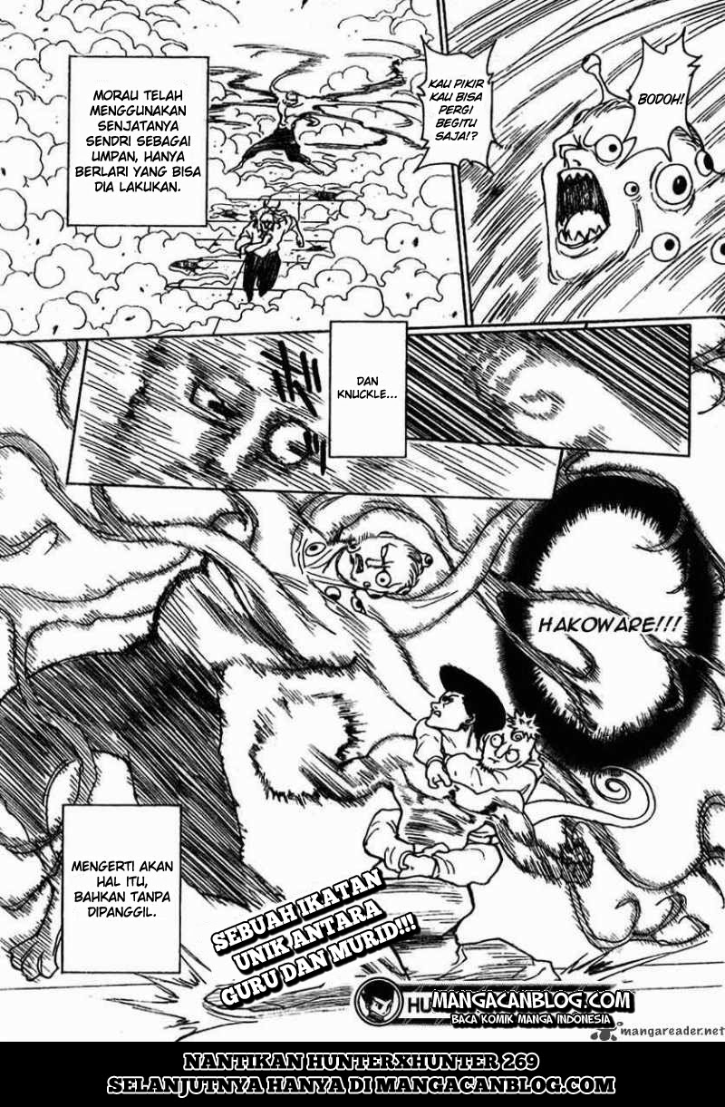 Hunter x Hunter Chapter 268 Gambar 16