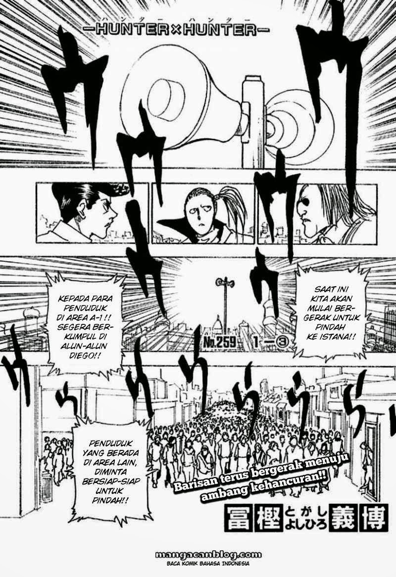 Manga Hunter x Hunter Chapter 259 gambar nomor 2