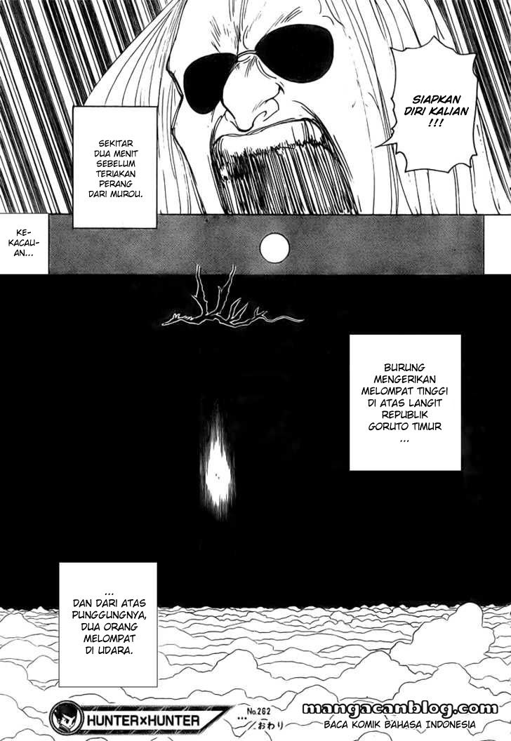 Hunter x Hunter Chapter 262 Gambar 20