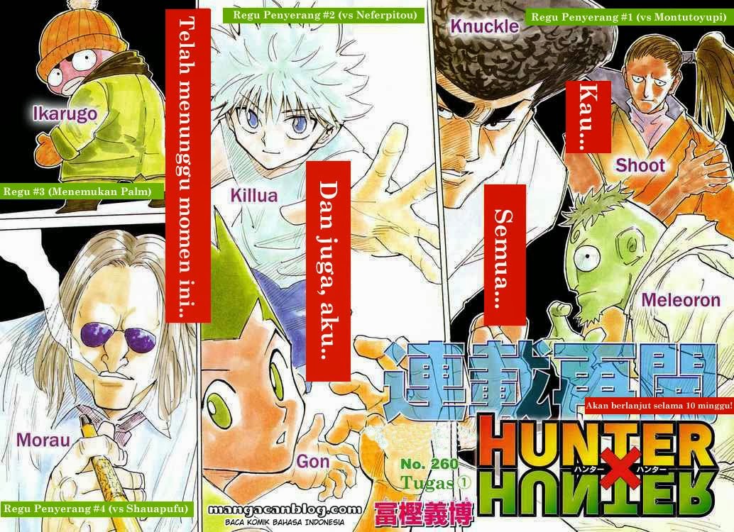 Manga Hunter x Hunter Chapter 261 gambar nomor 2
