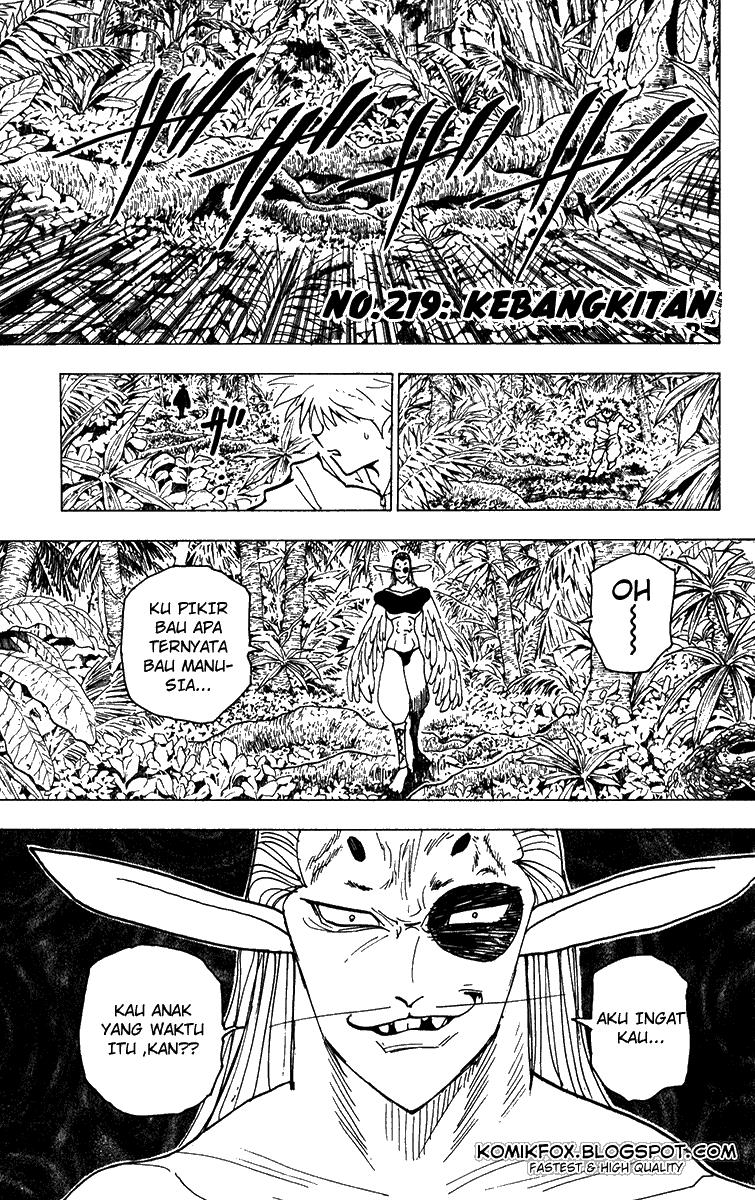 Komik Hunter x Hunter Chapter 219 gambar nomor 1