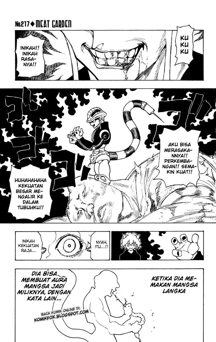 Komik Hunter x Hunter Chapter 217 gambar nomor 1