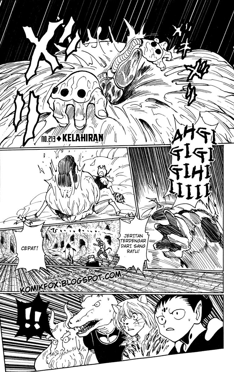 Komik Hunter x Hunter Chapter 213 gambar nomor 1