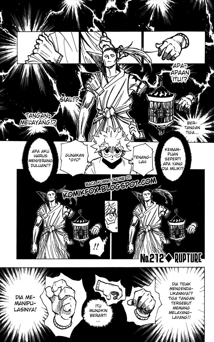 Komik Hunter x Hunter Chapter 212 gambar nomor 1