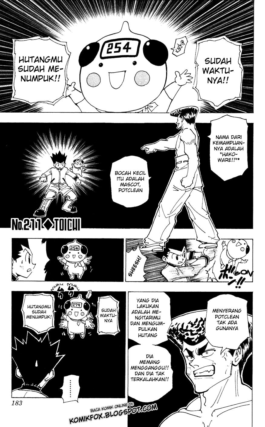 Manga Hunter x Hunter Chapter 211 gambar nomor 2