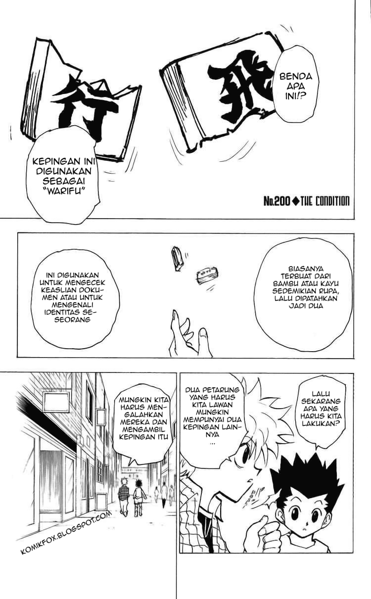 Komik Hunter x Hunter Chapter 200 gambar nomor 1