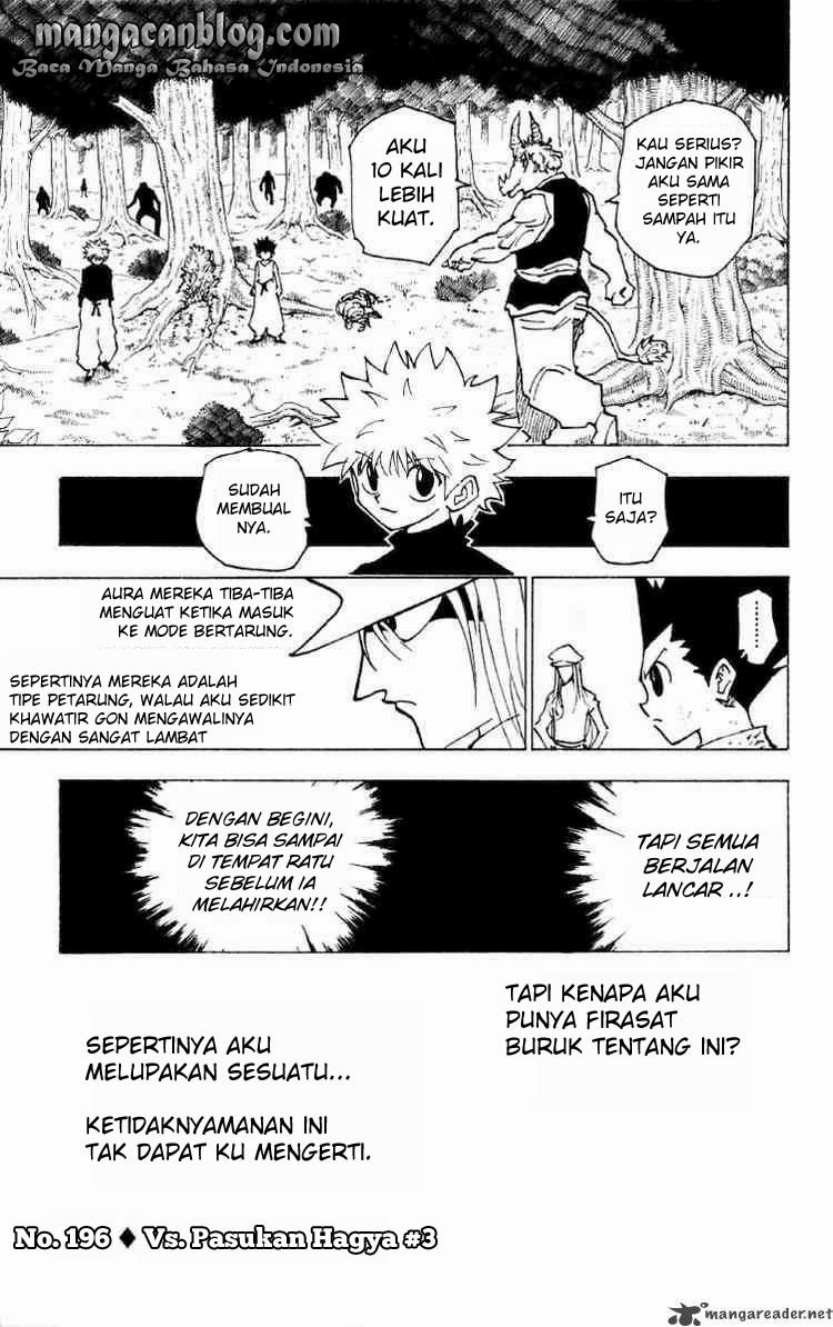 Manga Hunter x Hunter Chapter 196 gambar nomor 2