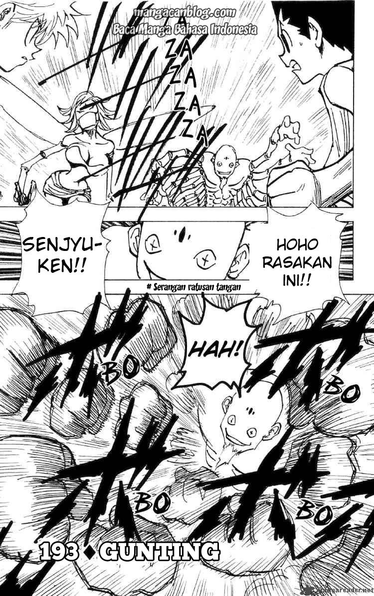 Manga Hunter x Hunter Chapter 193 gambar nomor 2