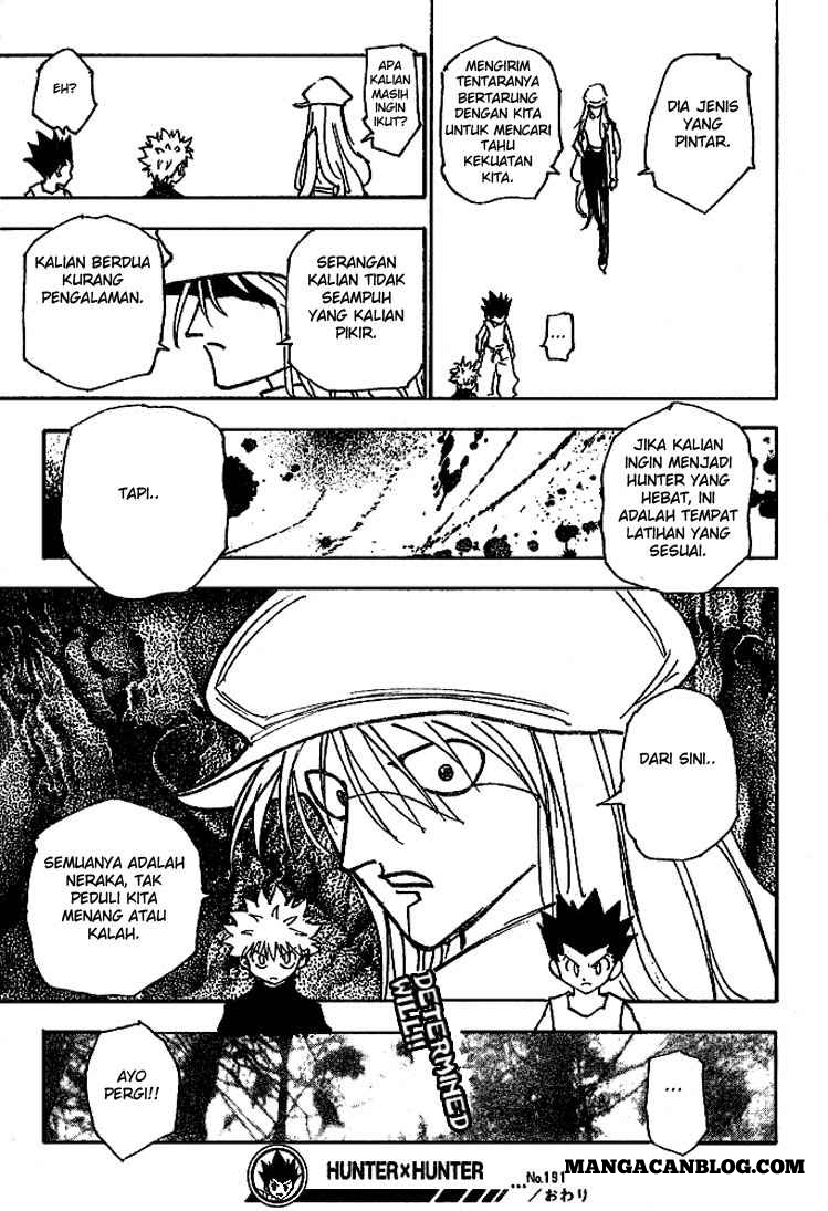 Hunter x Hunter Chapter 191 Gambar 17