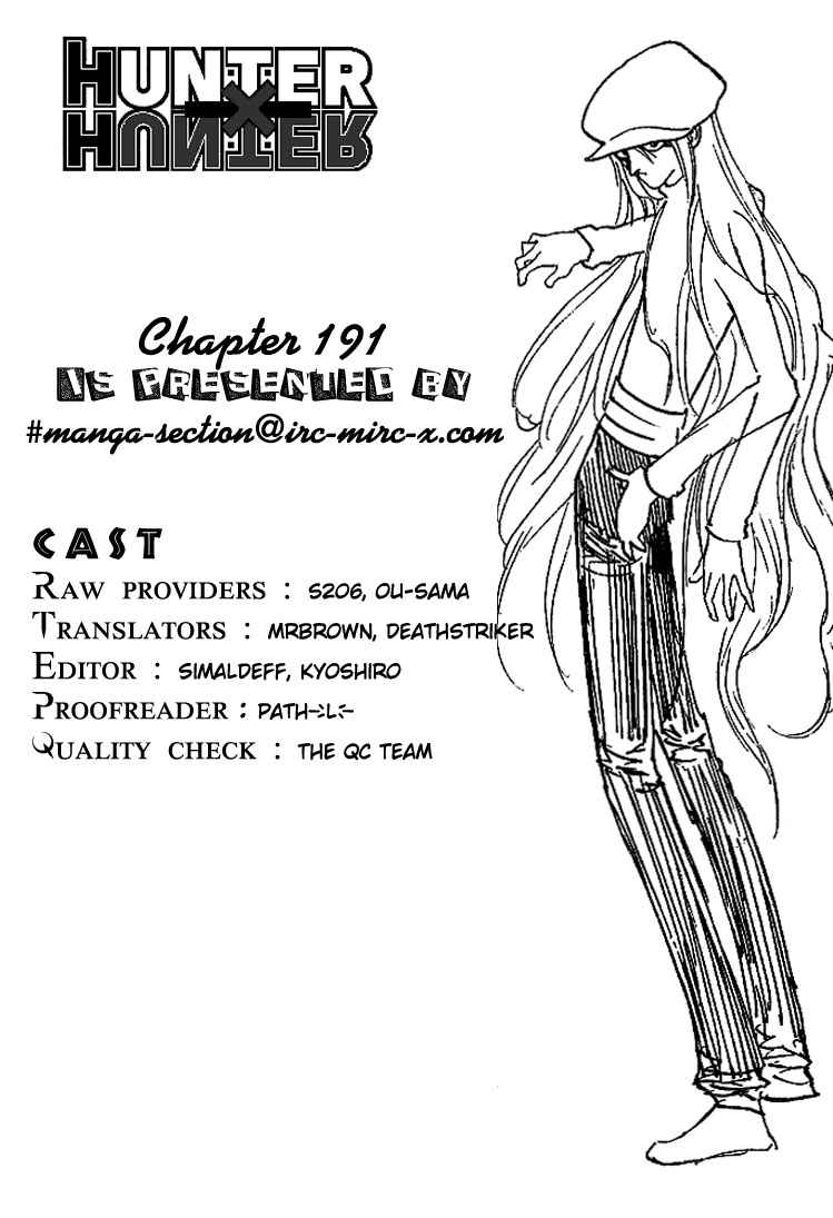 Hunter x Hunter Chapter 191 Gambar 18