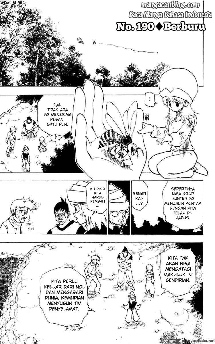 Manga Hunter x Hunter Chapter 190 gambar nomor 2
