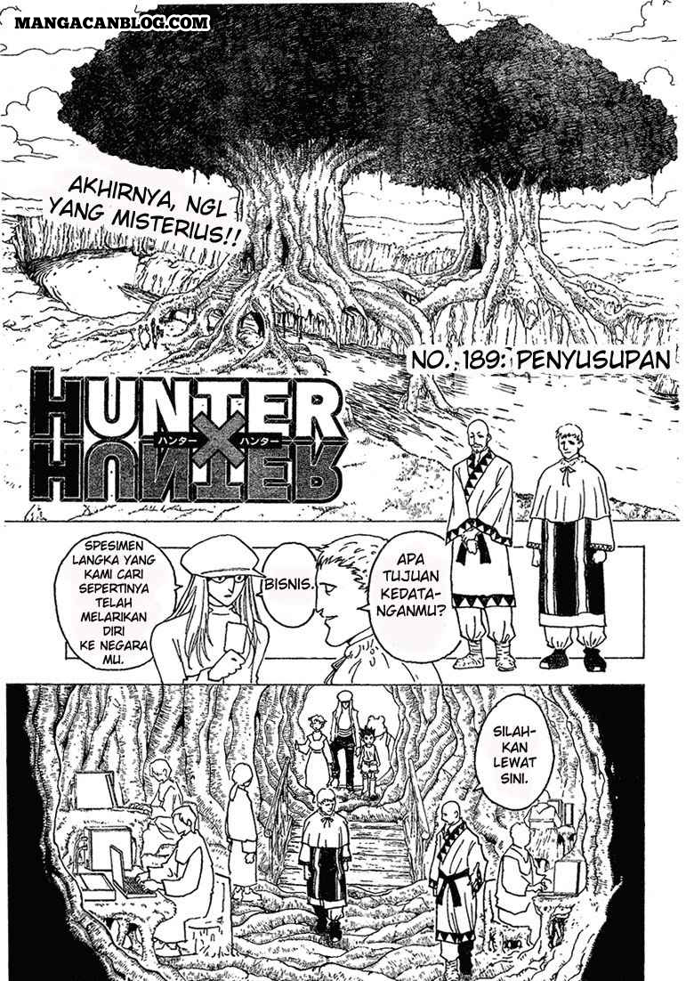 Komik Hunter x Hunter Chapter 189 gambar nomor 1