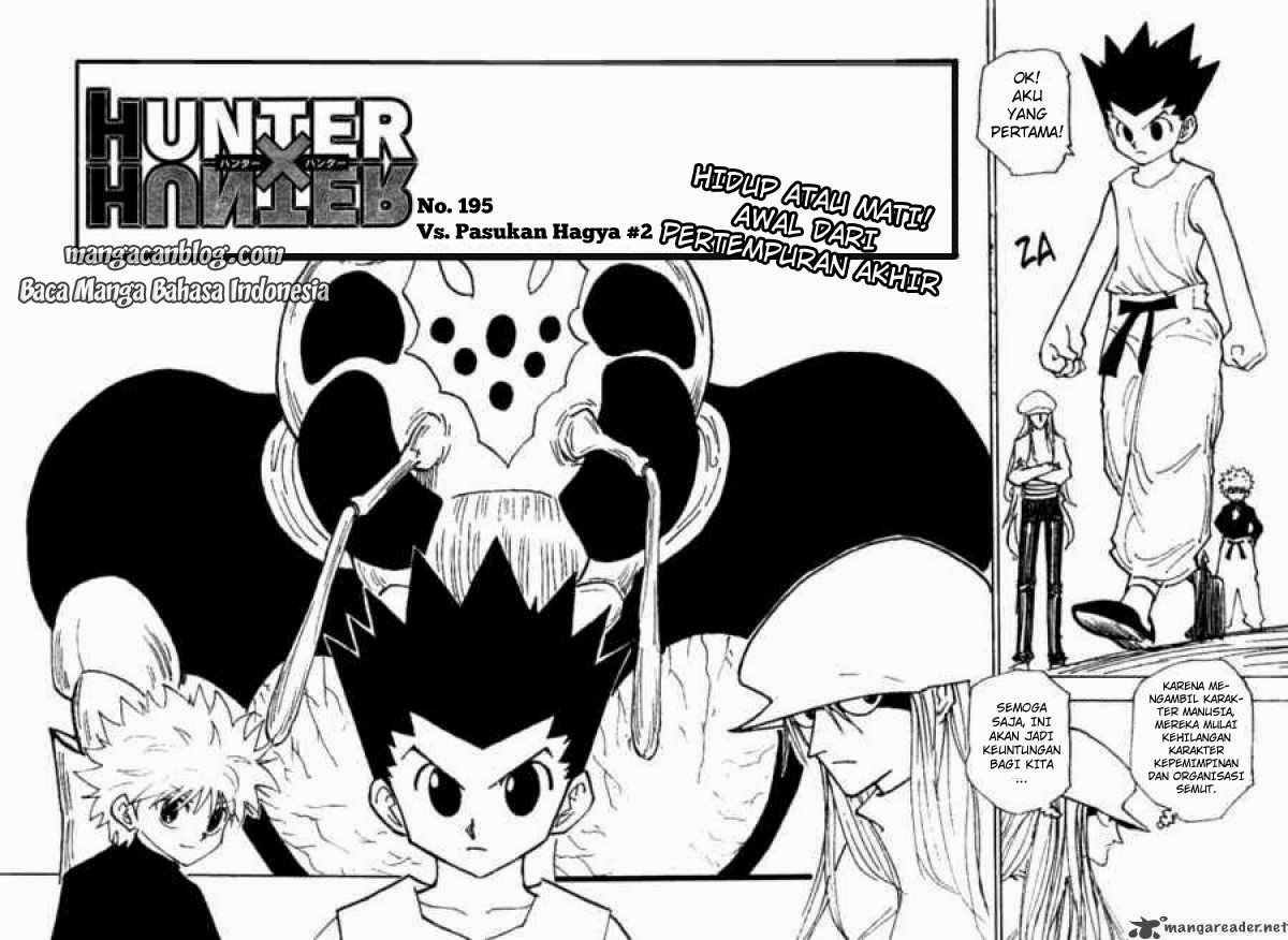 Hunter x Hunter Chapter 195 Gambar 3