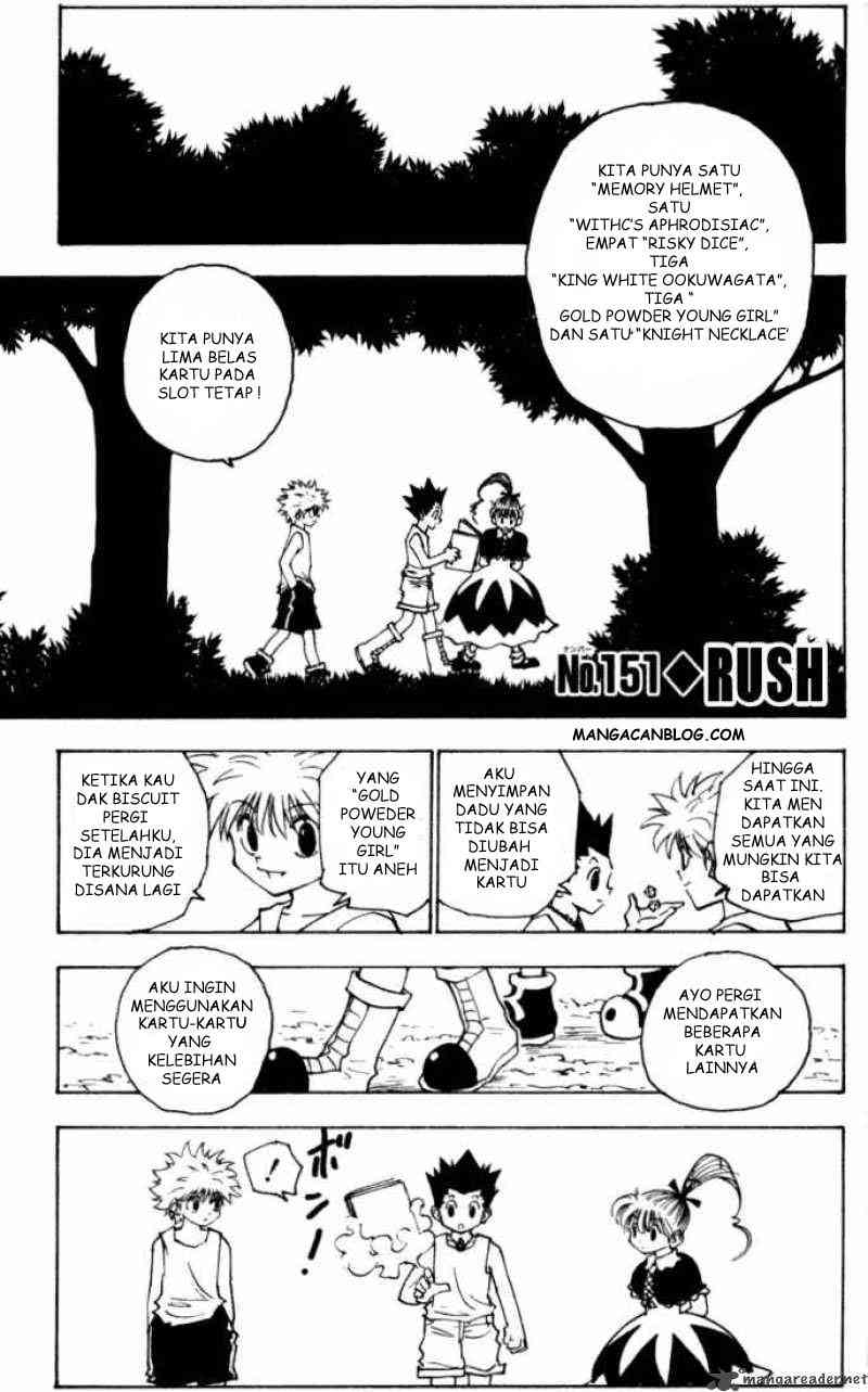 Komik Hunter x Hunter Chapter 151 gambar nomor 1