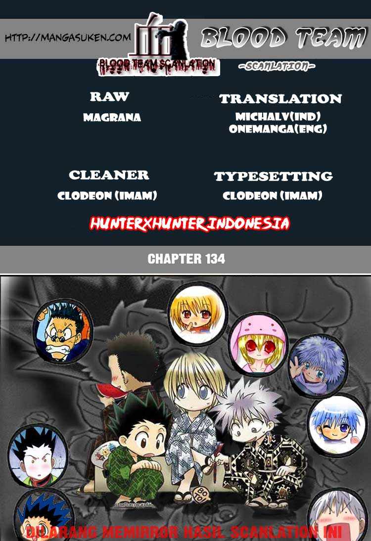 Komik Hunter x Hunter Chapter 134 gambar nomor 1