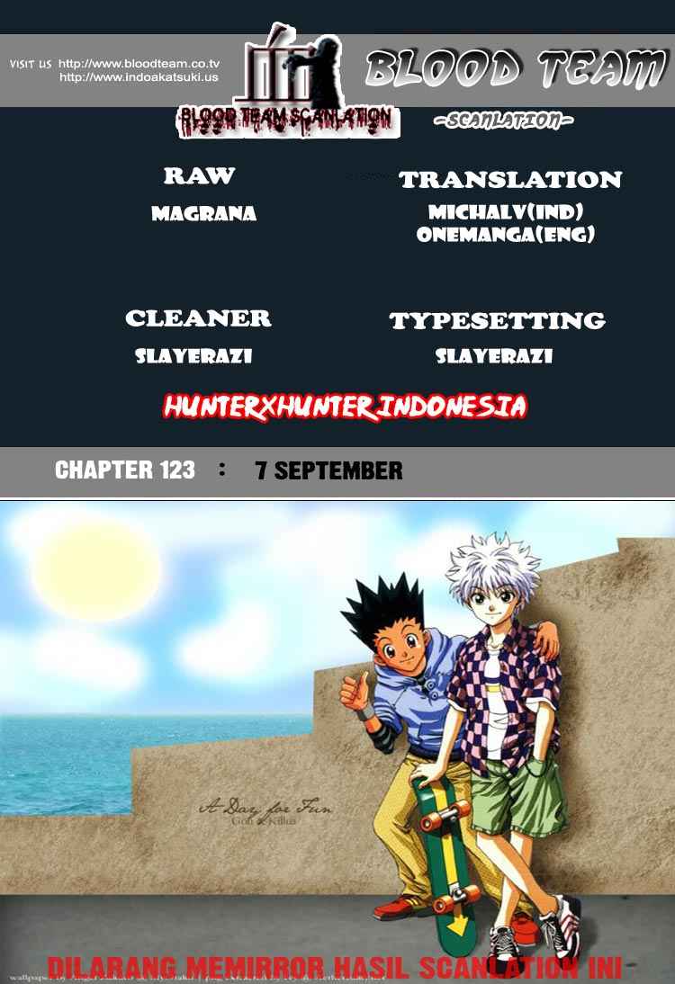 Komik Hunter x Hunter Chapter 123 gambar nomor 1