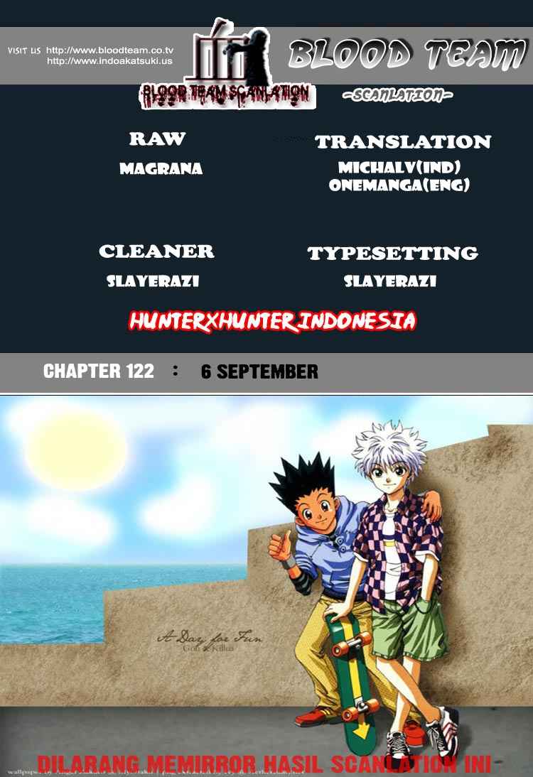 Komik Hunter x Hunter Chapter 122 gambar nomor 1