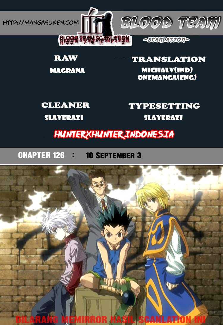 Komik Hunter x Hunter Chapter 126 gambar nomor 1