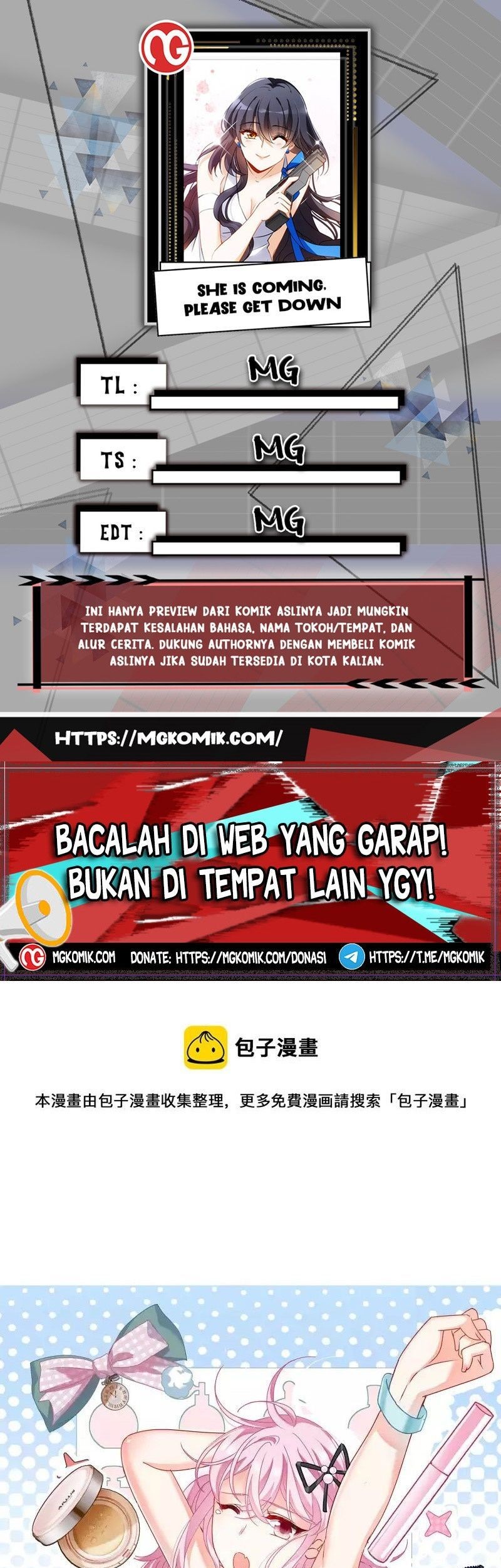 Komik She Is Coming, Please Get Down! Chapter 91.3 gambar nomor 1