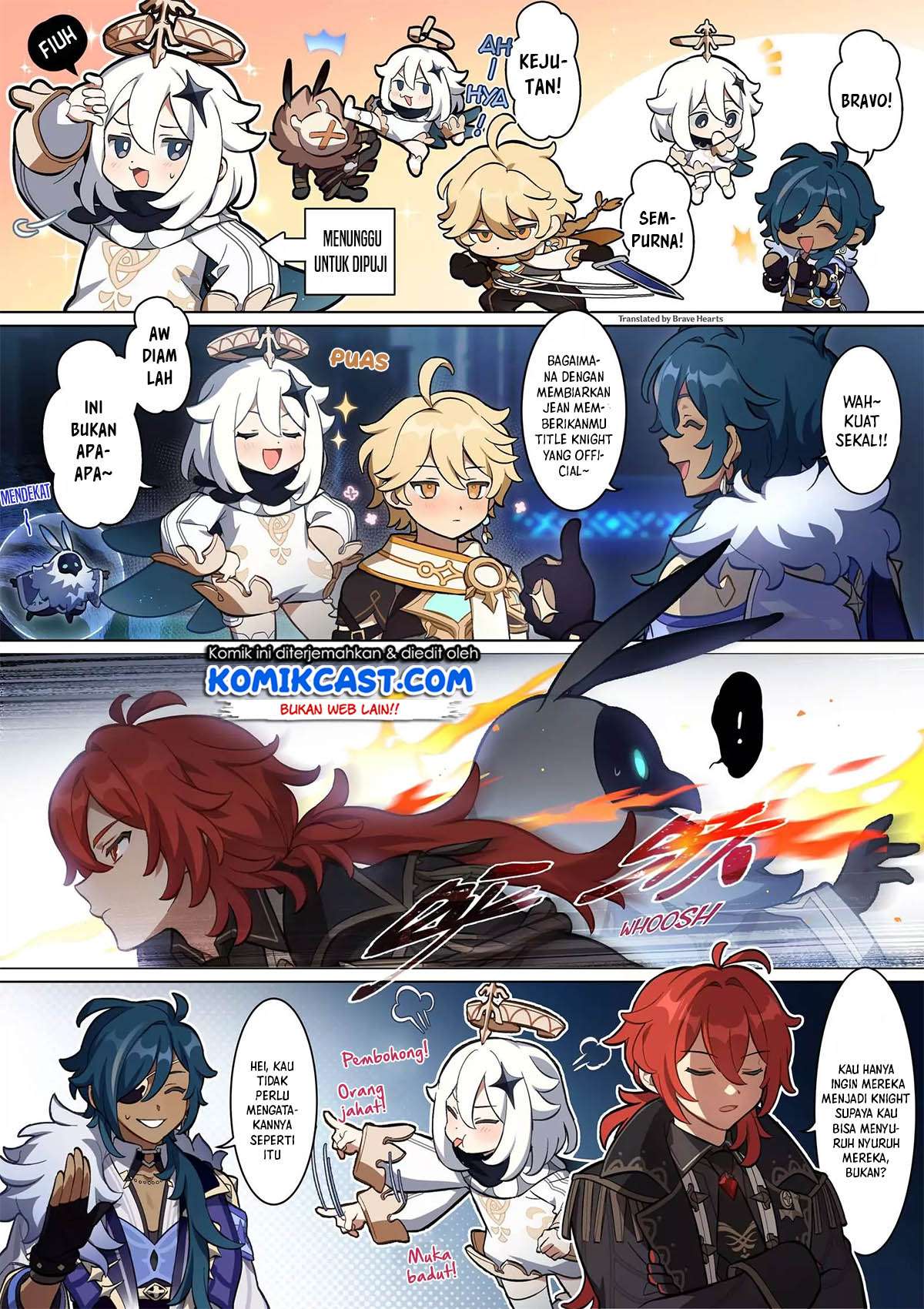 Komik Genshin Impact 4-koma Chapter 14 gambar nomor 1