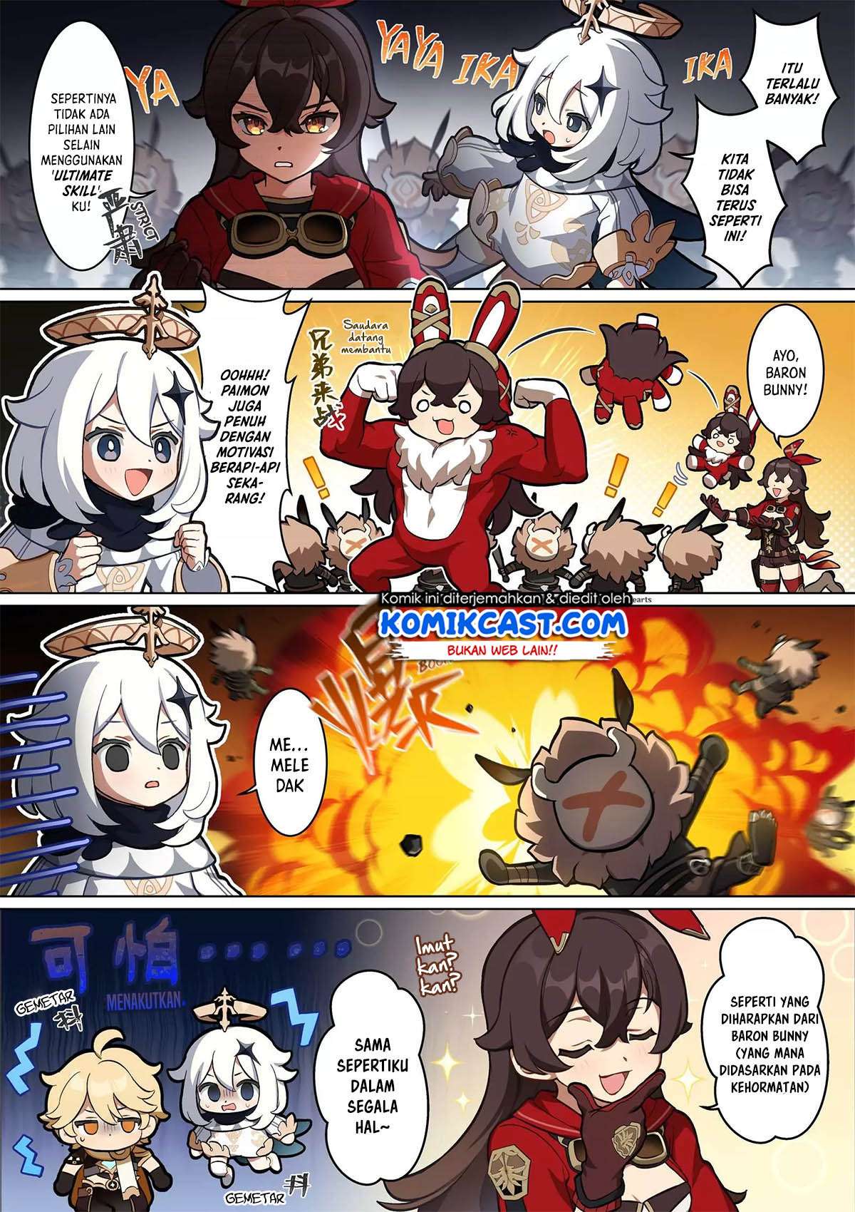 Komik Genshin Impact 4-koma Chapter 13 gambar nomor 1