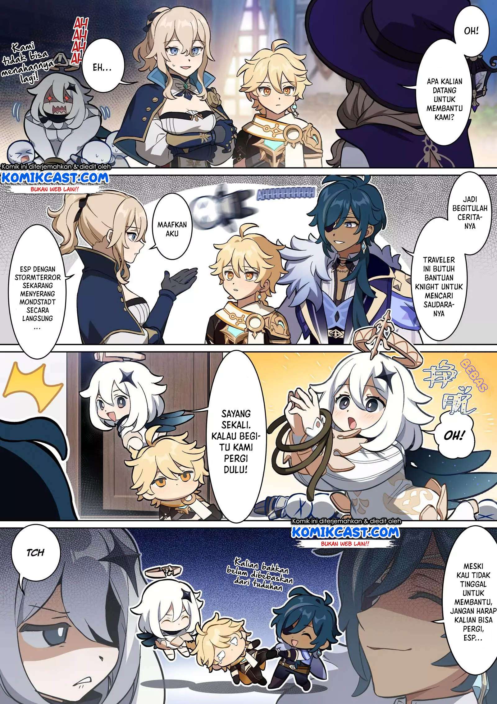 Komik Genshin Impact 4-koma Chapter 11 gambar nomor 1