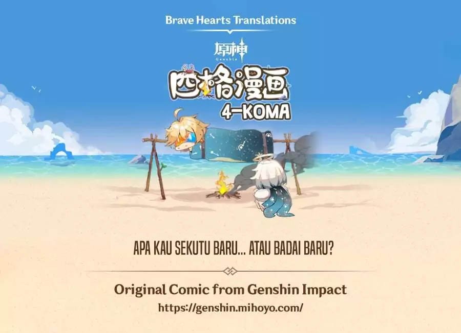 Komik Genshin Impact 4-koma Chapter 10 gambar nomor 1
