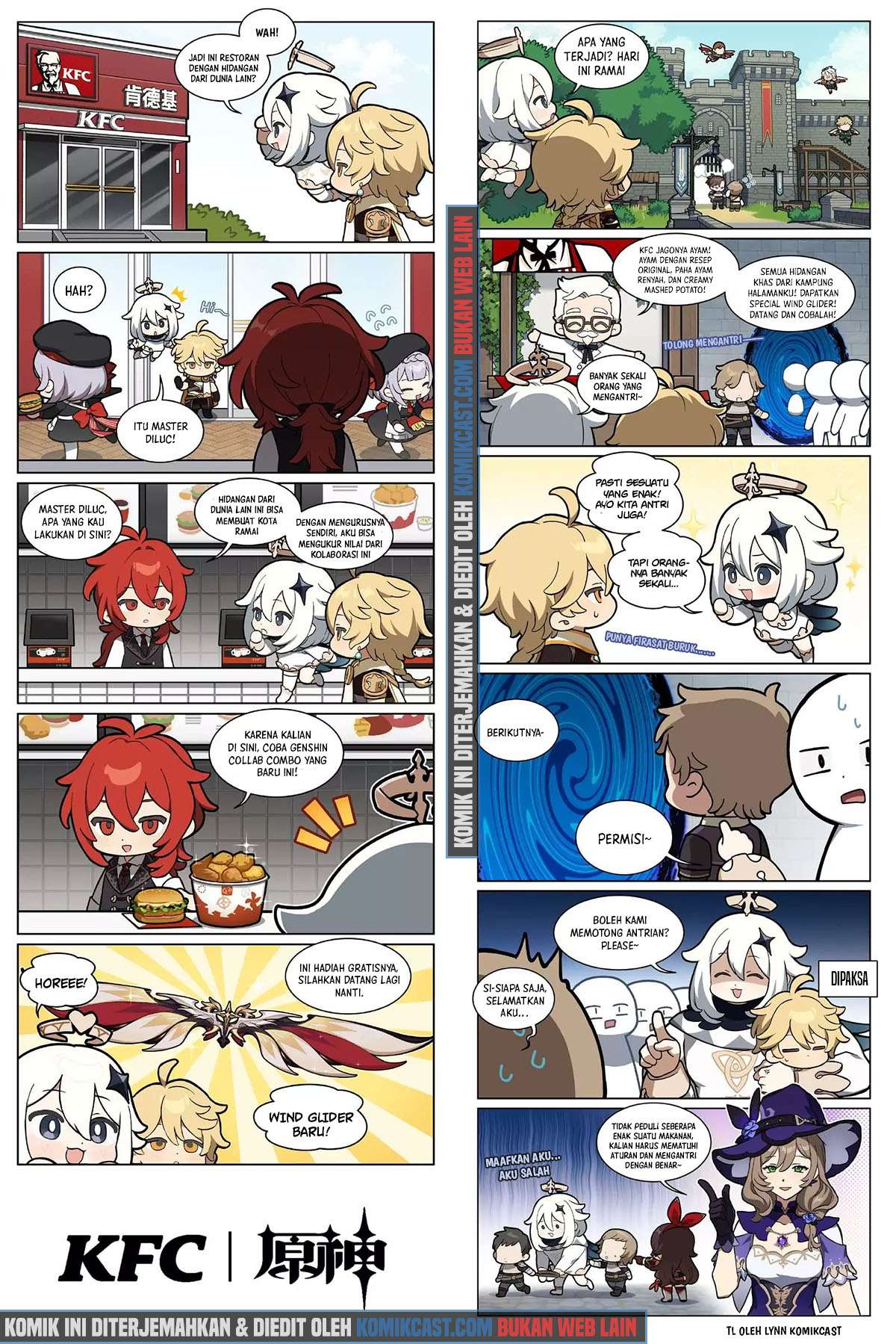 Komik Genshin Impact 4-koma Chapter 16.5 gambar nomor 1