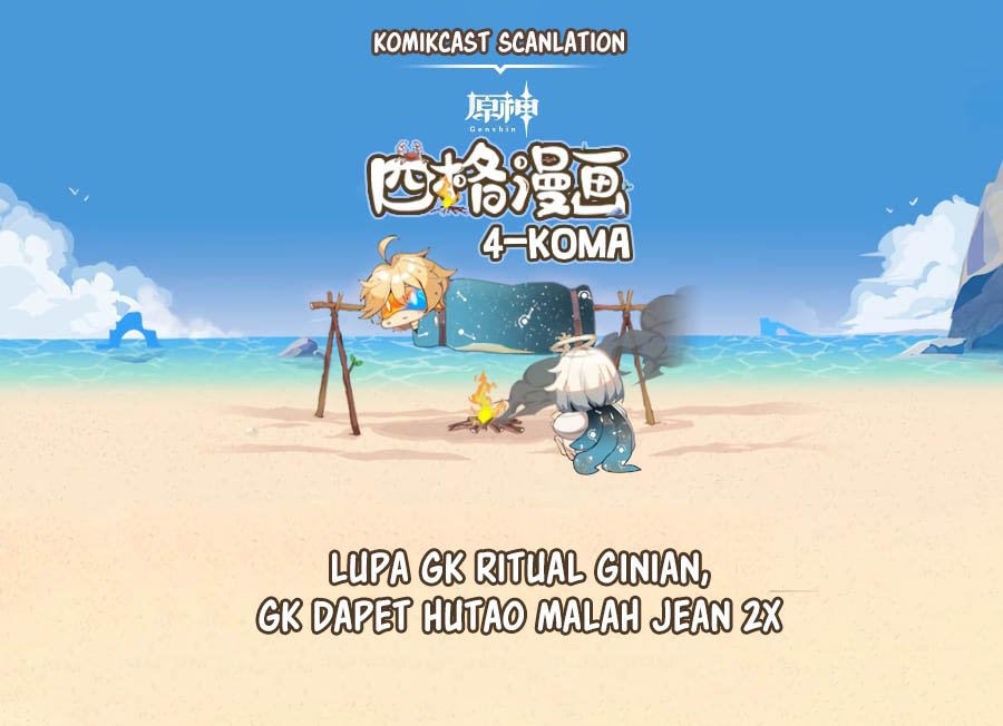 Komik Genshin Impact 4-koma Chapter 3 gambar nomor 1