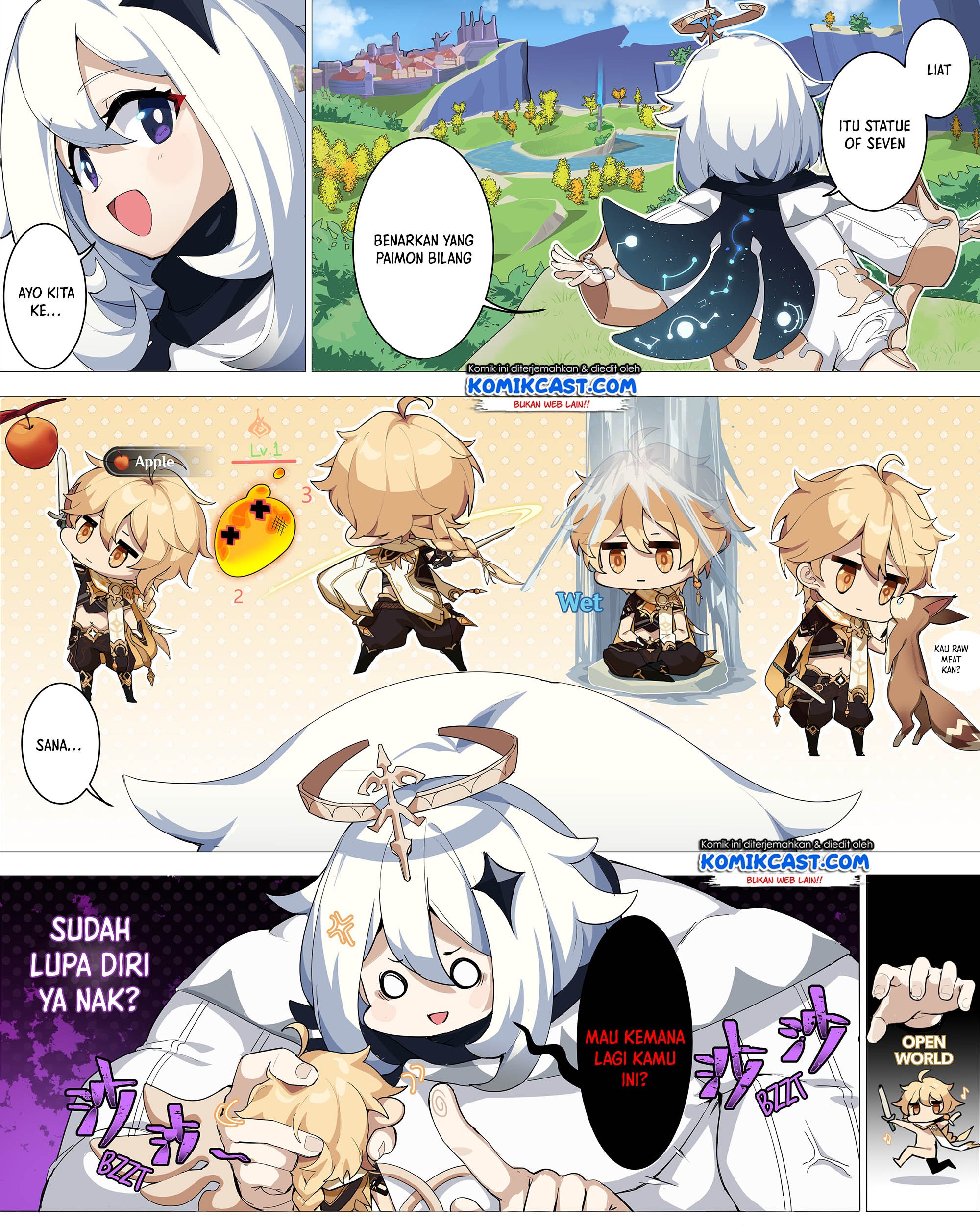 Komik Genshin Impact 4-koma Chapter 2 gambar nomor 1